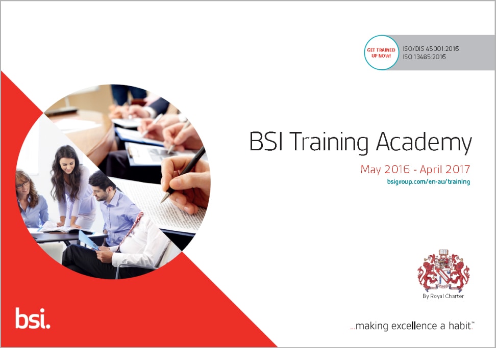 Training courses BSI Australia and New Zealand