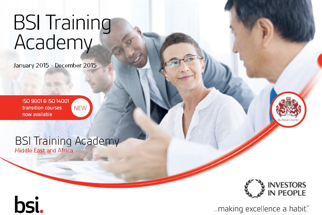 New BSI Training brochure is now available BSI Group Middle East and