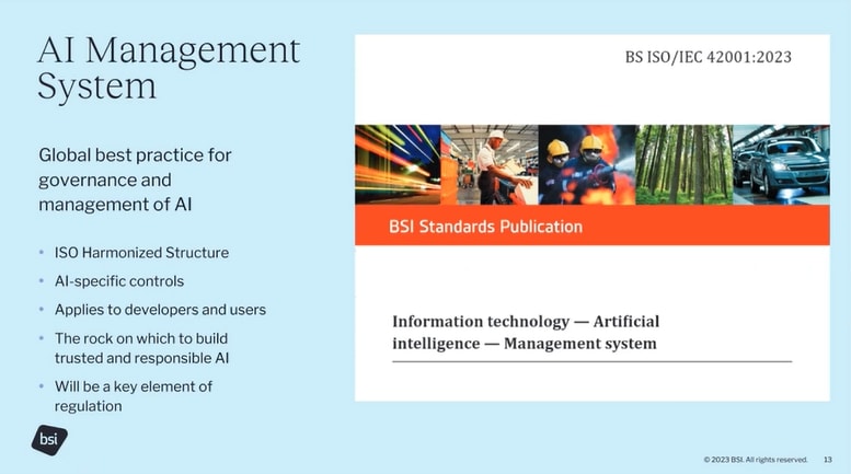 ISO 42001人工智慧管理系統 (AIMS) 國際標準