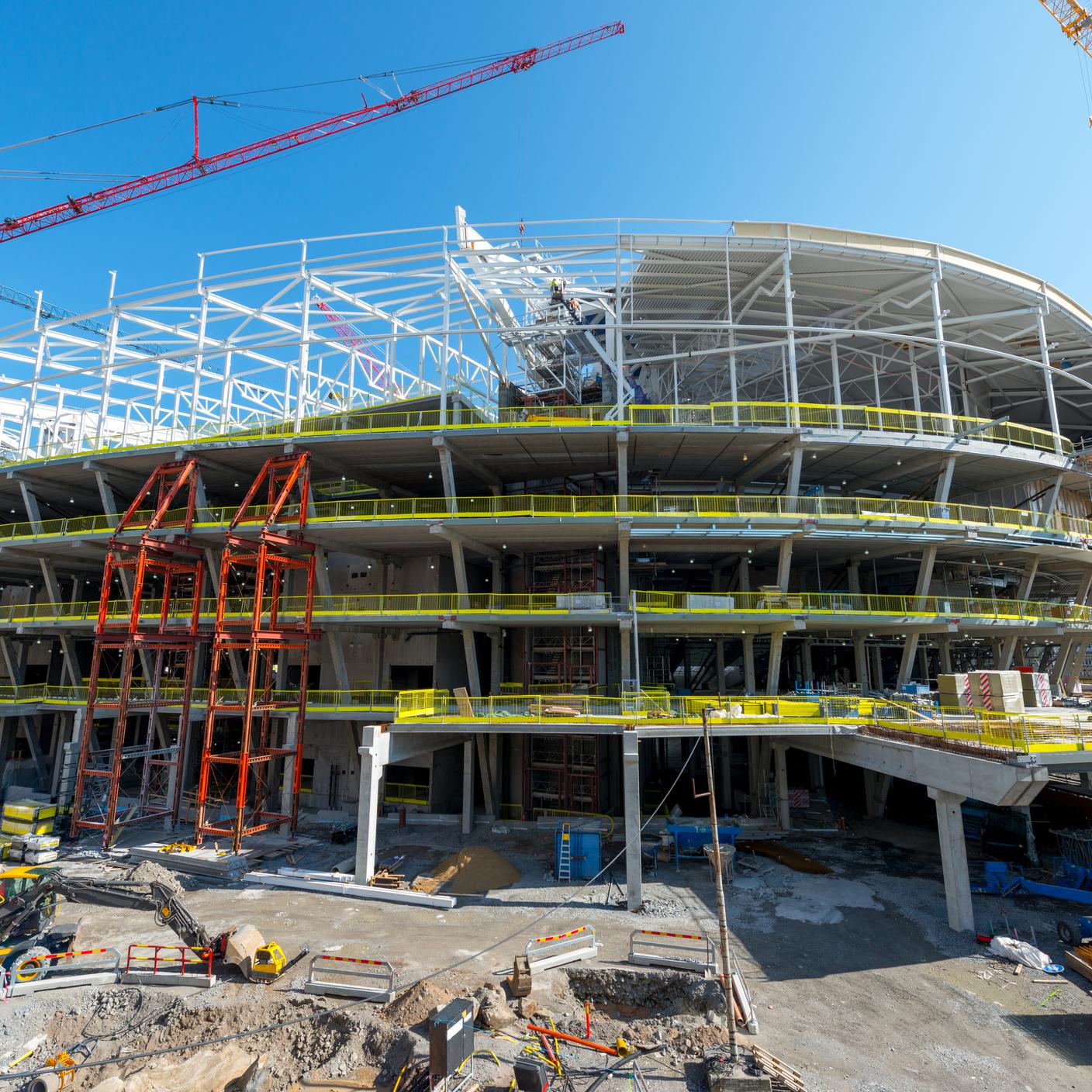 Big Construction of an arena