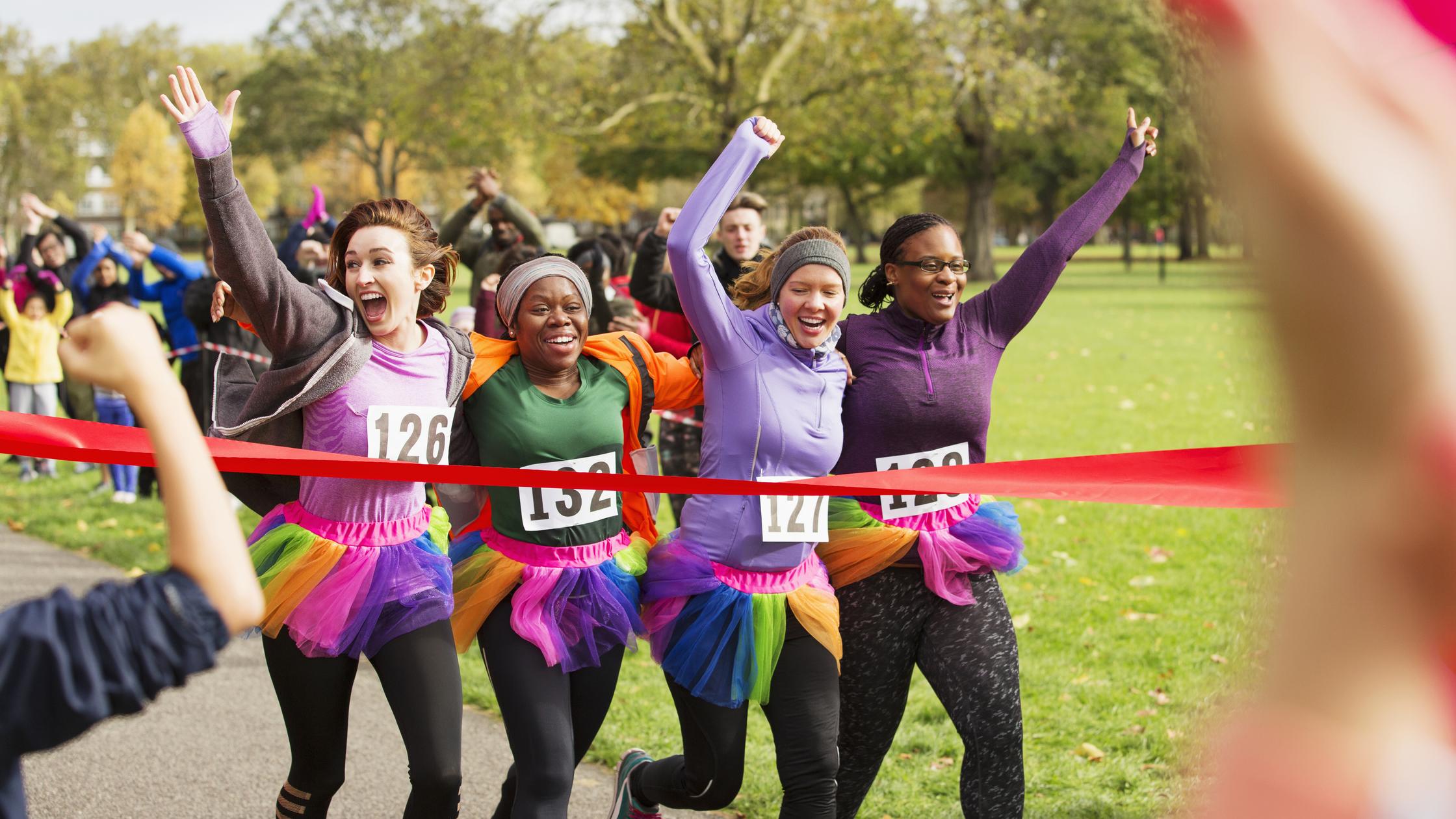 government enthusiastic female runners