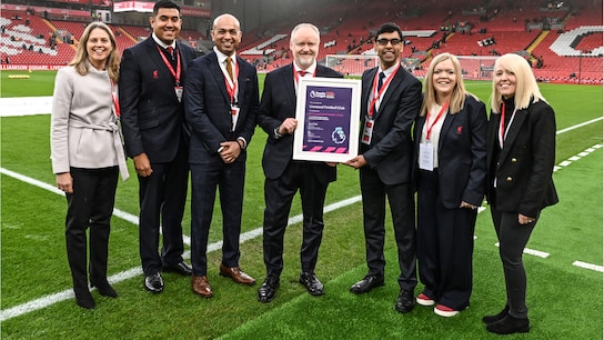 Liverpool FC presented with award